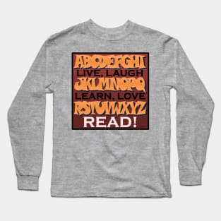 Read Alphabet Long Sleeve T-Shirt